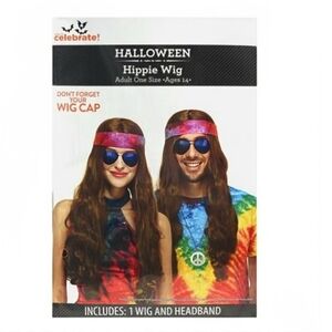 New Happen Hippie Wig And Headband